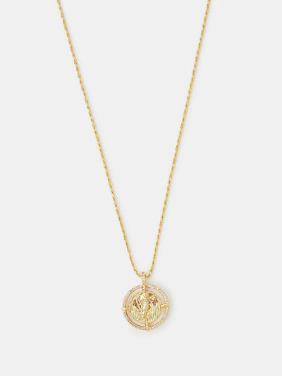 Neste Accessorize Gullbelagt 14-karat Diamantmynt Halskjede - Kjøp online hos McGrocer