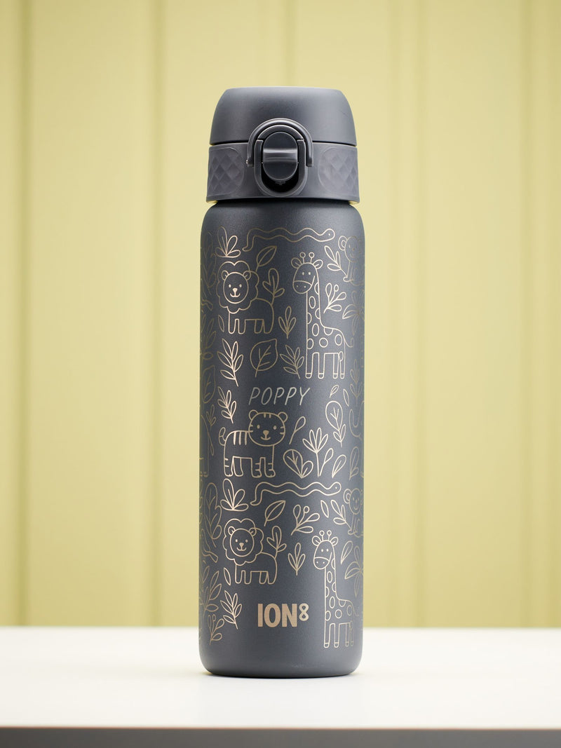 Oakdene personalised kids water bottle 600ml, imported from the UK