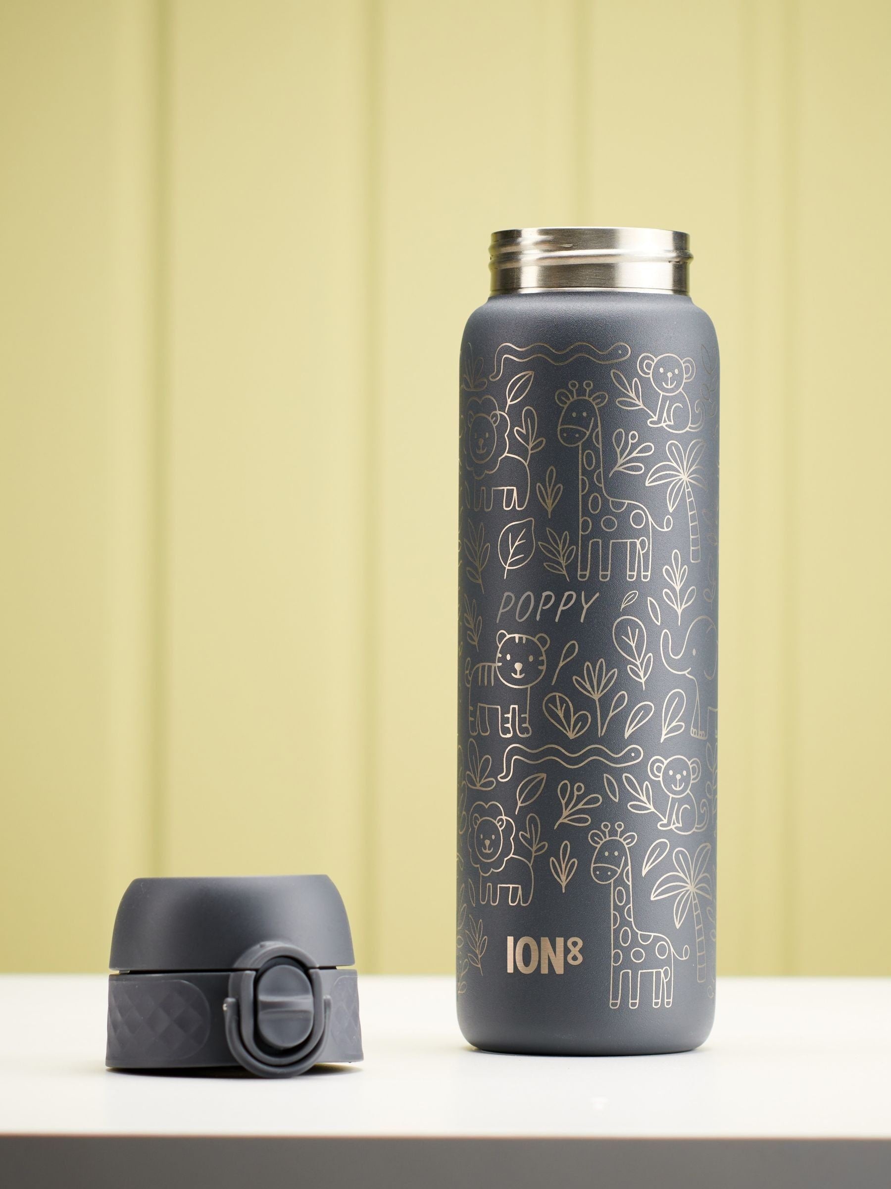 Oakdene personalised kids water bottle 600ml, imported from the UK