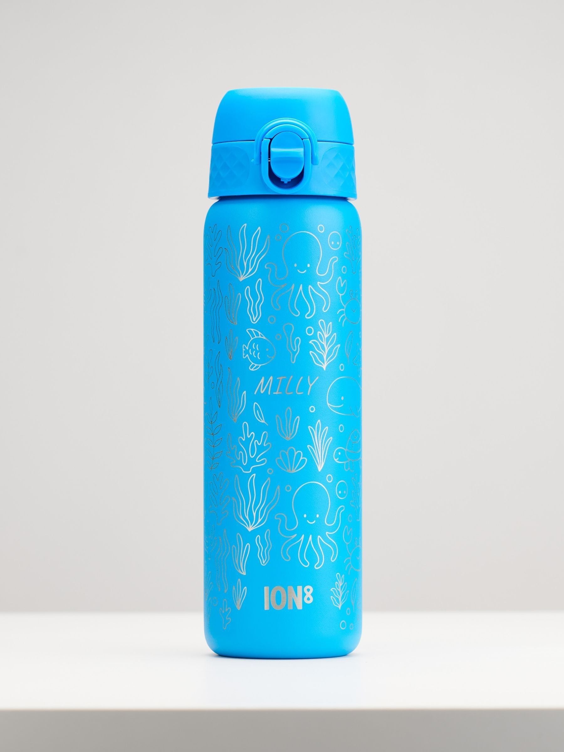 Oakdene personalised Ion8 kids water bottle Under The Sea 600ml - British product