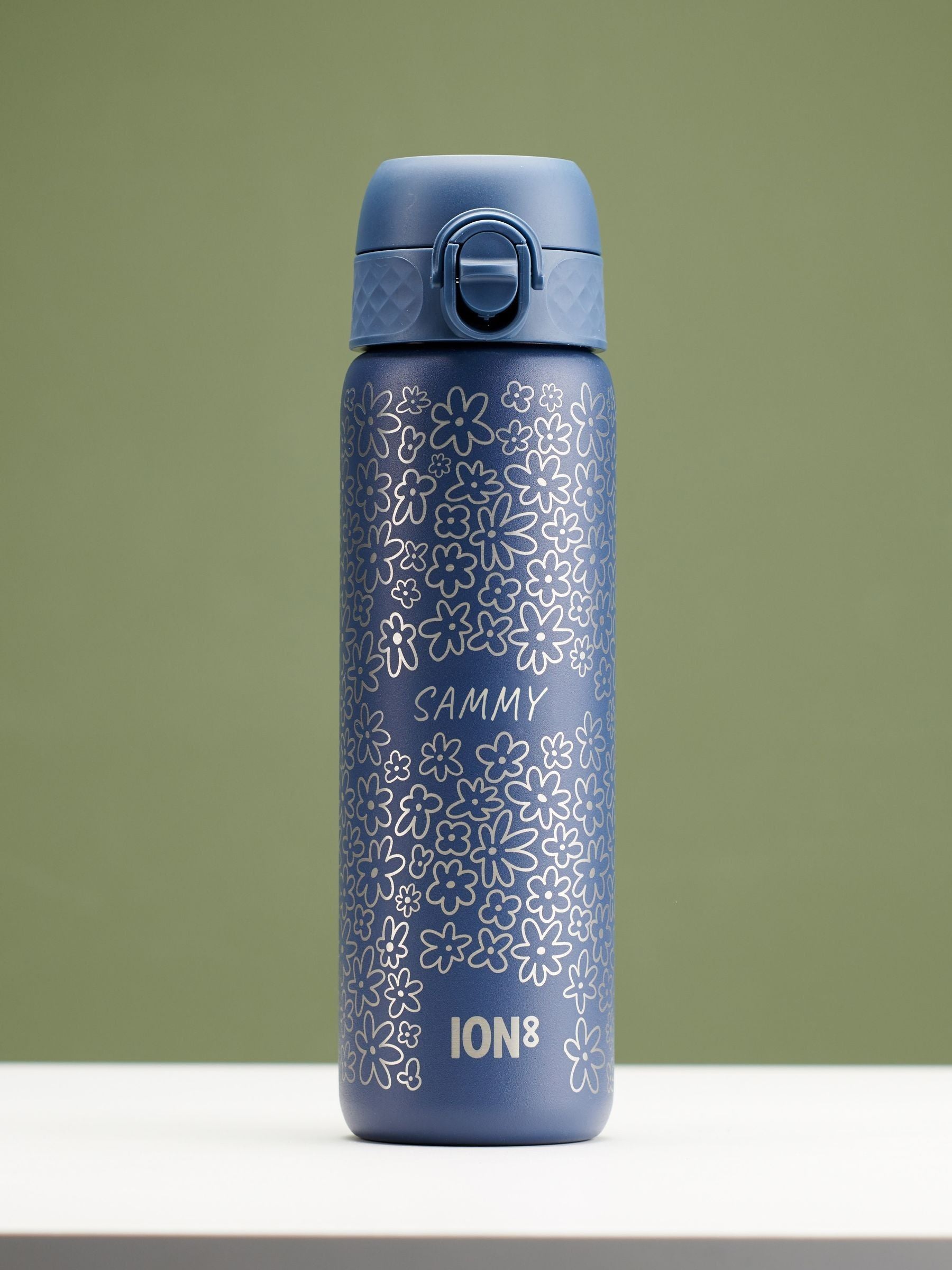 Oakdene Ion8 kids personalised water bottle 600ml - British product