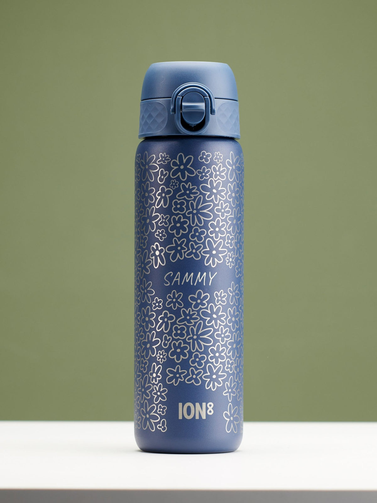 Oakdene Ion8 kids personalised water bottle 600ml - British product