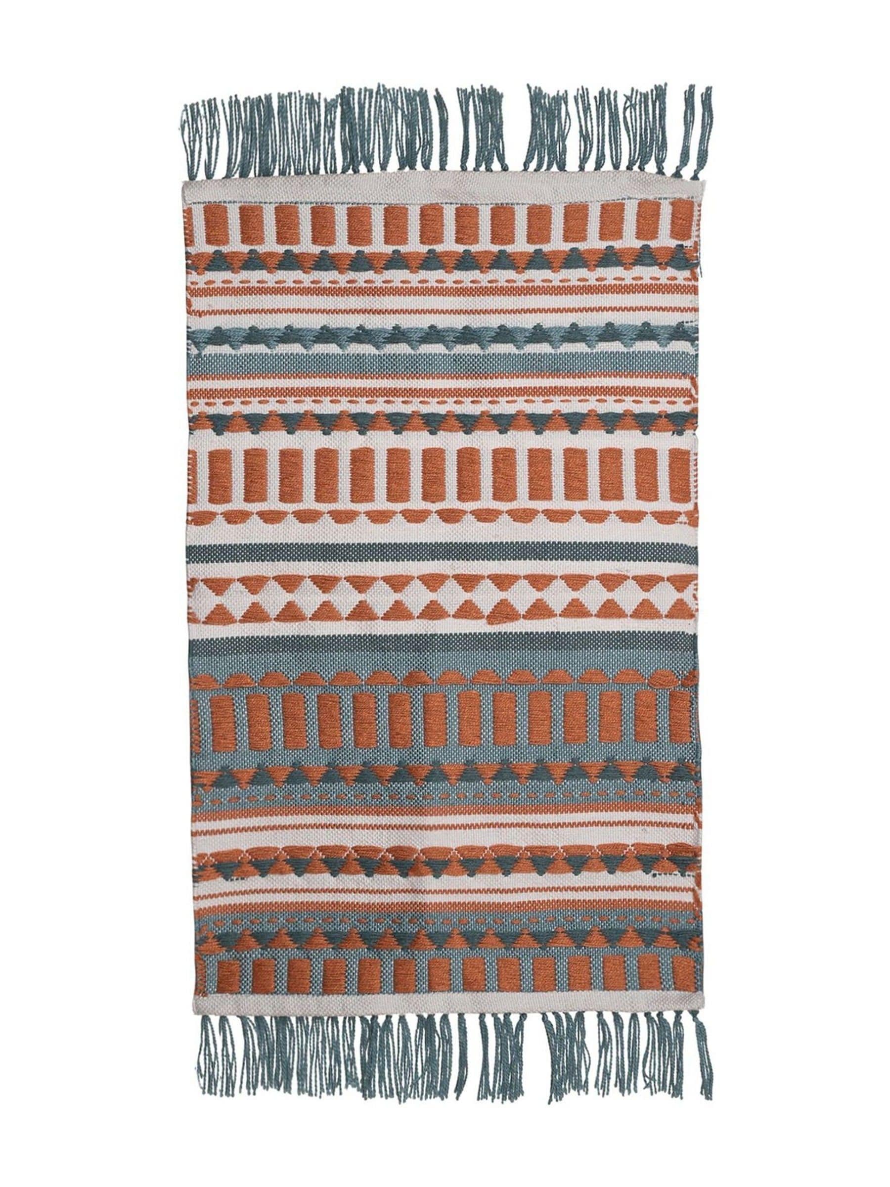 Widdop outdoor woven patterned rug 90x60cm, UK version