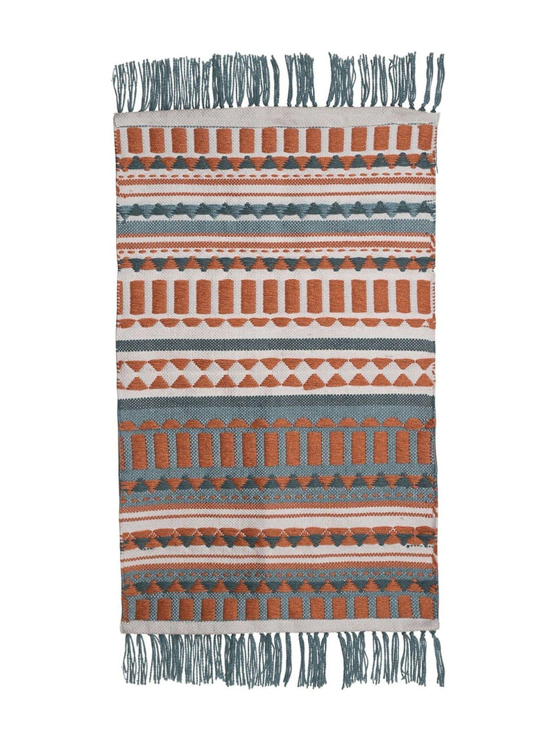 Widdop outdoor woven patterned rug 90x60cm, UK version