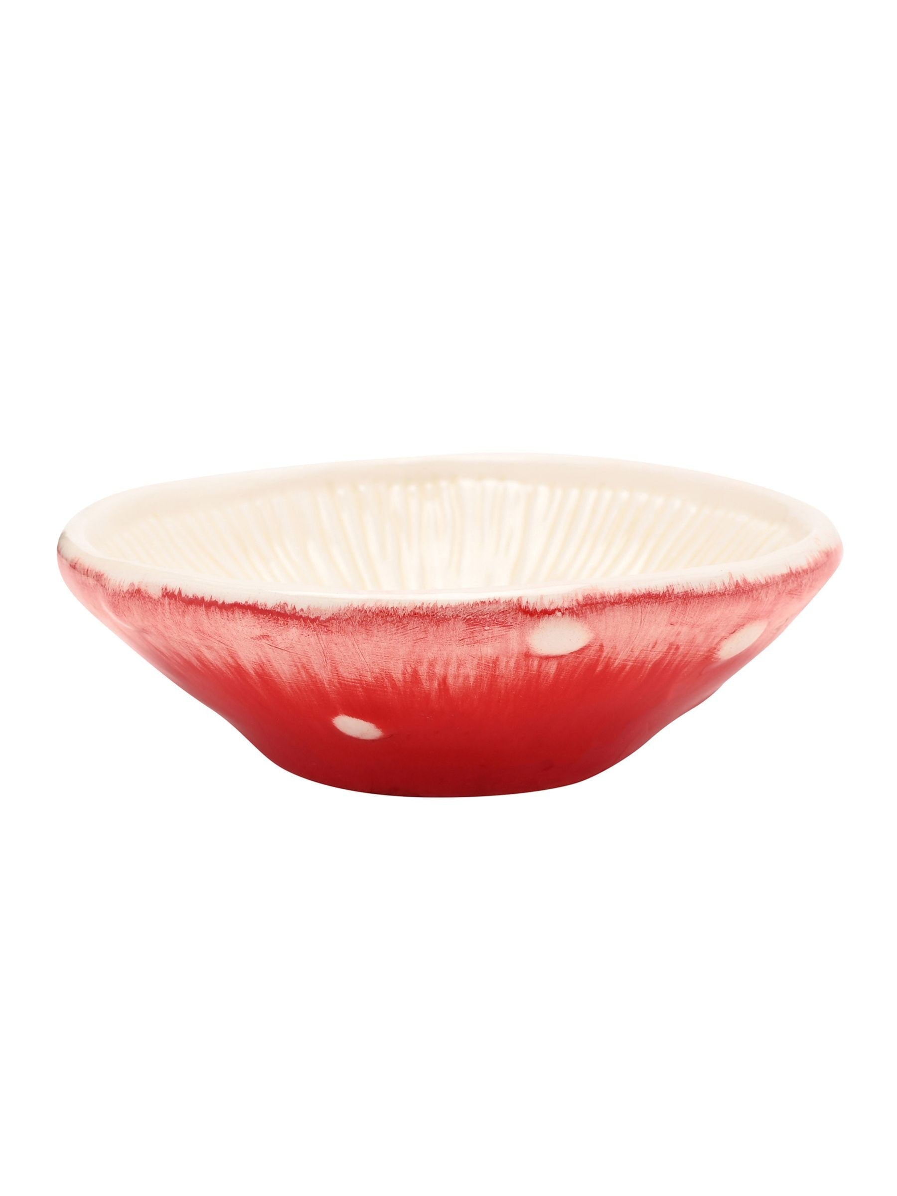 Widdop white toadstool mug and saucer set 10cm (British brand)