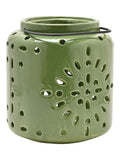 Widdop sage ceramic lantern 21.5cm (British brand)