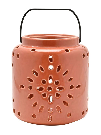 Next Widdop Lanterne en céramique terre cuite Décoration d'intérieur Hauteur 21,5 cm - Acheter en ligne sur McGrocer