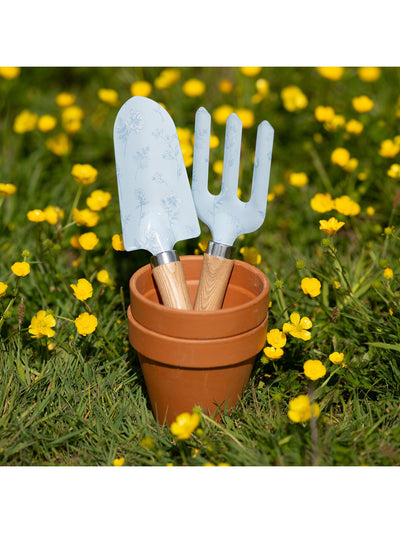 Next Widdop Blue Trowel & Fork Set Garden Hand Tool Set- Buy online at McGrocer