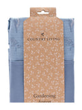 Widdop blue floral garden apron, imported from the UK