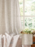 William Morris sunflower voile sheer panel curtain, imported from the UK
