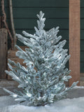 Lights4fun 3ft dual colour LED Christmas tree stake light (British brand)
