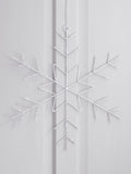Lights4fun snowflake Christmas light with warm white LEDs, imported from the UK