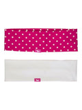 Victoria's Secret Pink White/Pink Fire Stretch Headband 2 Pack