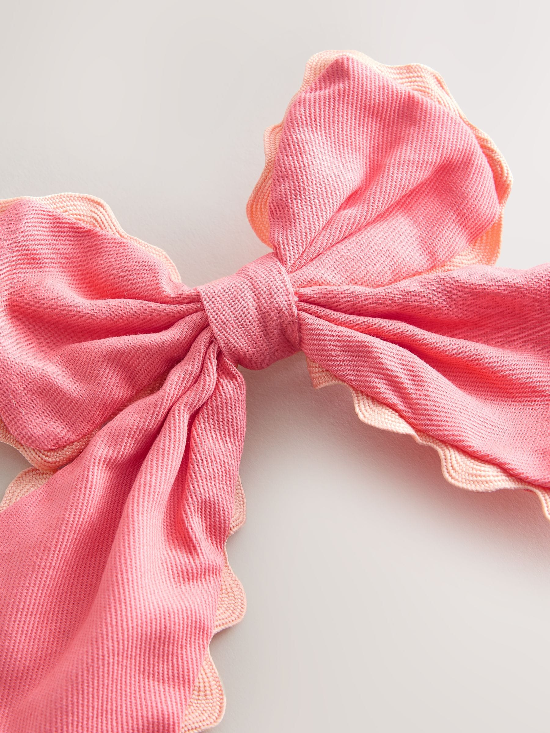 Ric Rac red bow clip, UK version
