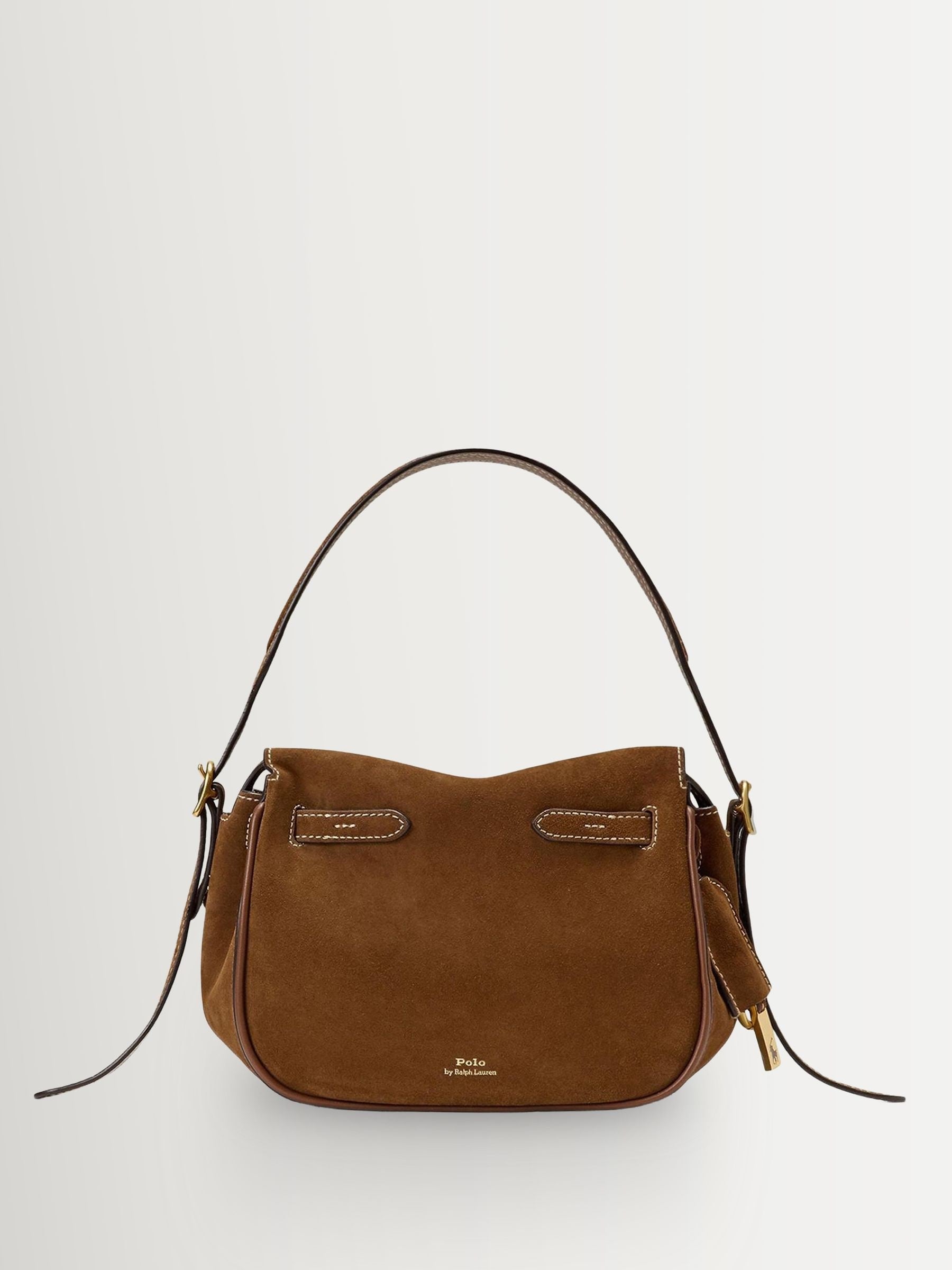Polo Ralph Lauren brown suede small satchel bag (British brand)