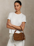 Polo Ralph Lauren brown suede small satchel bag (British brand)