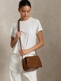 Polo Ralph Lauren brown suede small satchel bag (British brand)