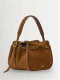 Polo Ralph Lauren brown suede small satchel bag (British brand)