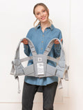 Seraphine CARIPOD baby carrier grey marl cotton canvas - British product