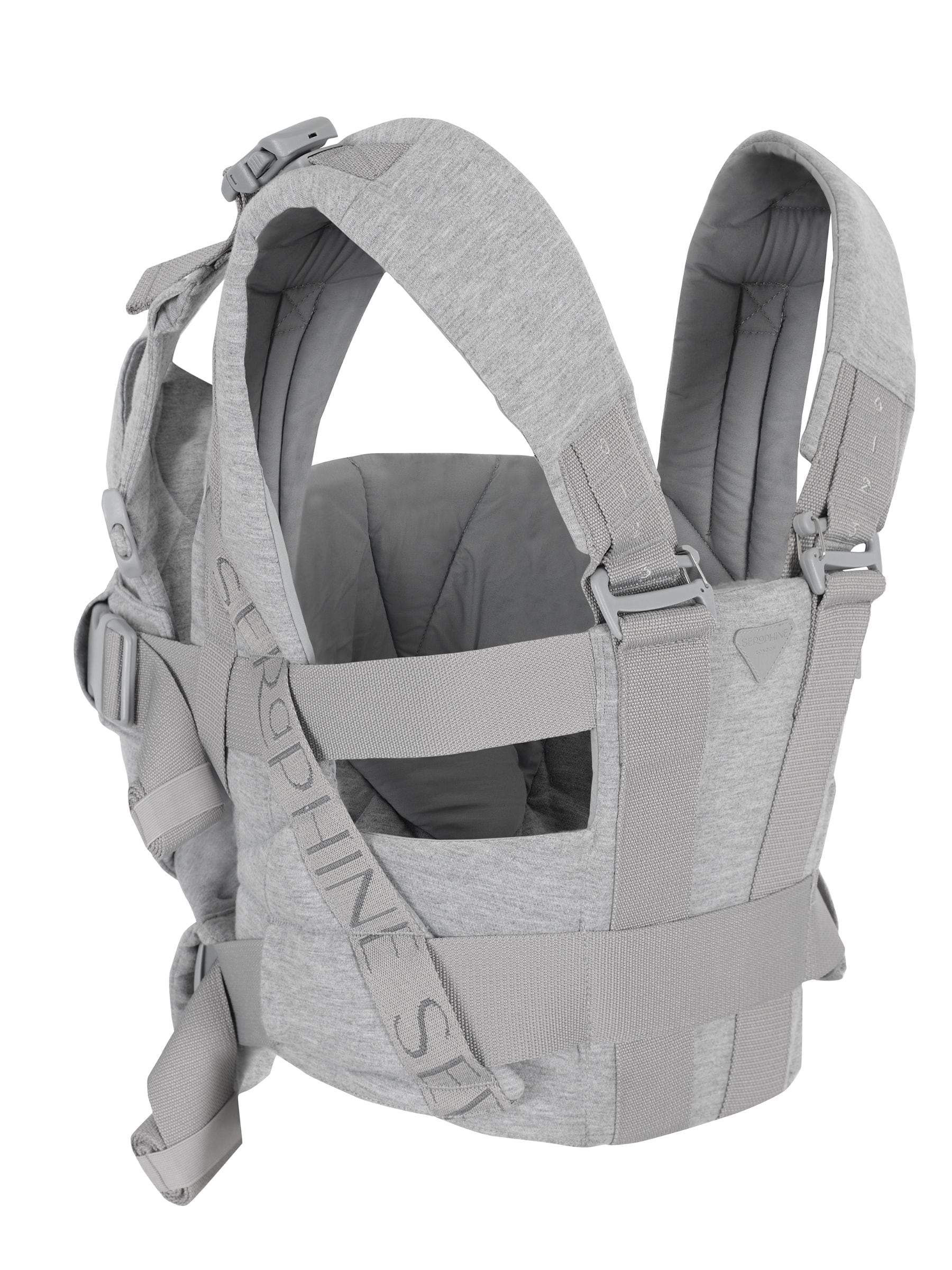 Seraphine CARIPOD baby carrier grey marl cotton canvas - British product