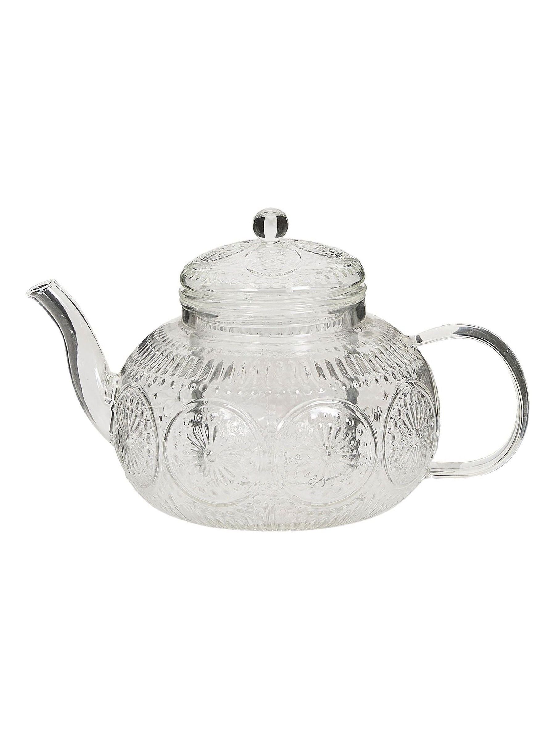 Dibor clear Gallano teapot, imported from the UK