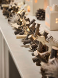 Dibor Golden Glow light up garland 180cm, imported from the UK