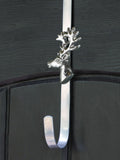 Dibor deer wreath hanger for UPVC and wooden doors, British brand