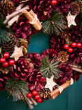 Dibor Cinnamon Stars wreath 30cm (British brand)