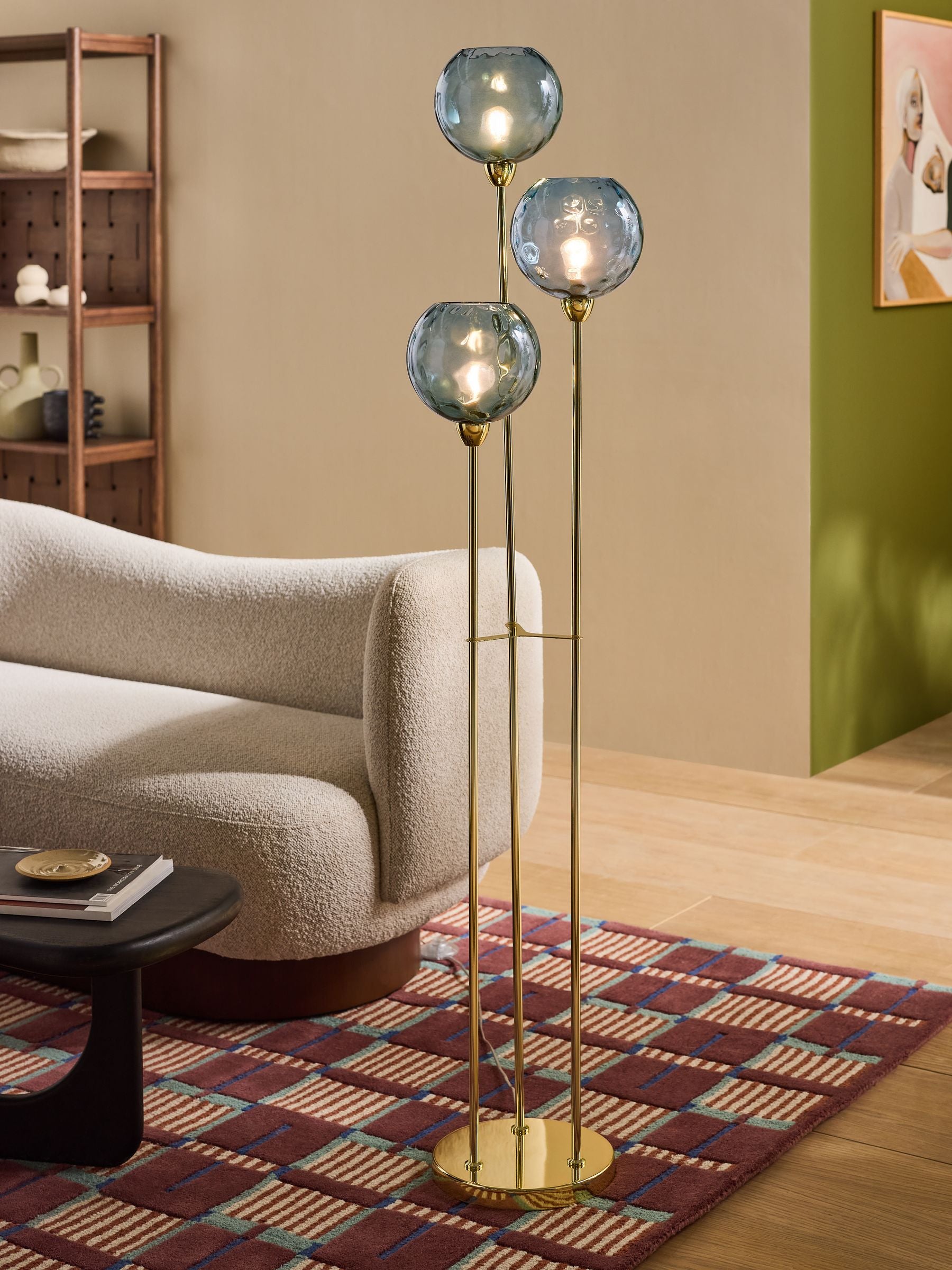 MADE.COM Blue Ilaria Floor Lamp