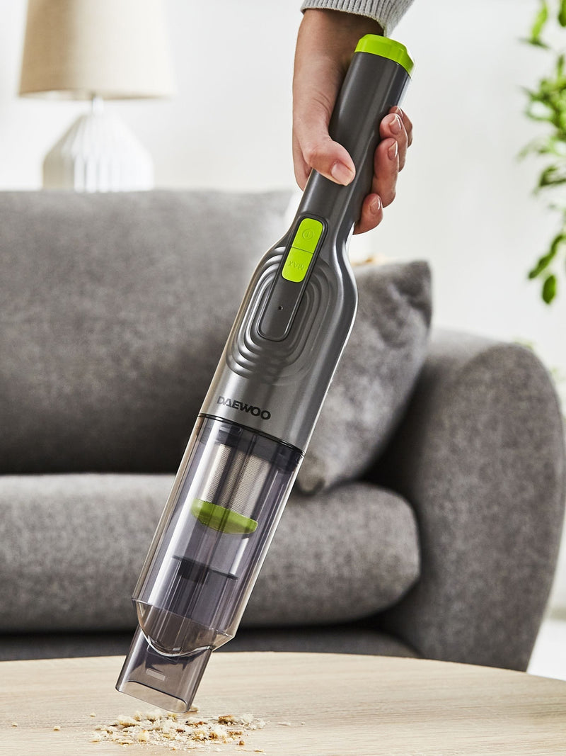 Daewoo Grey Cyclone Compact Pro handheld vacuum cleaner (British brand)