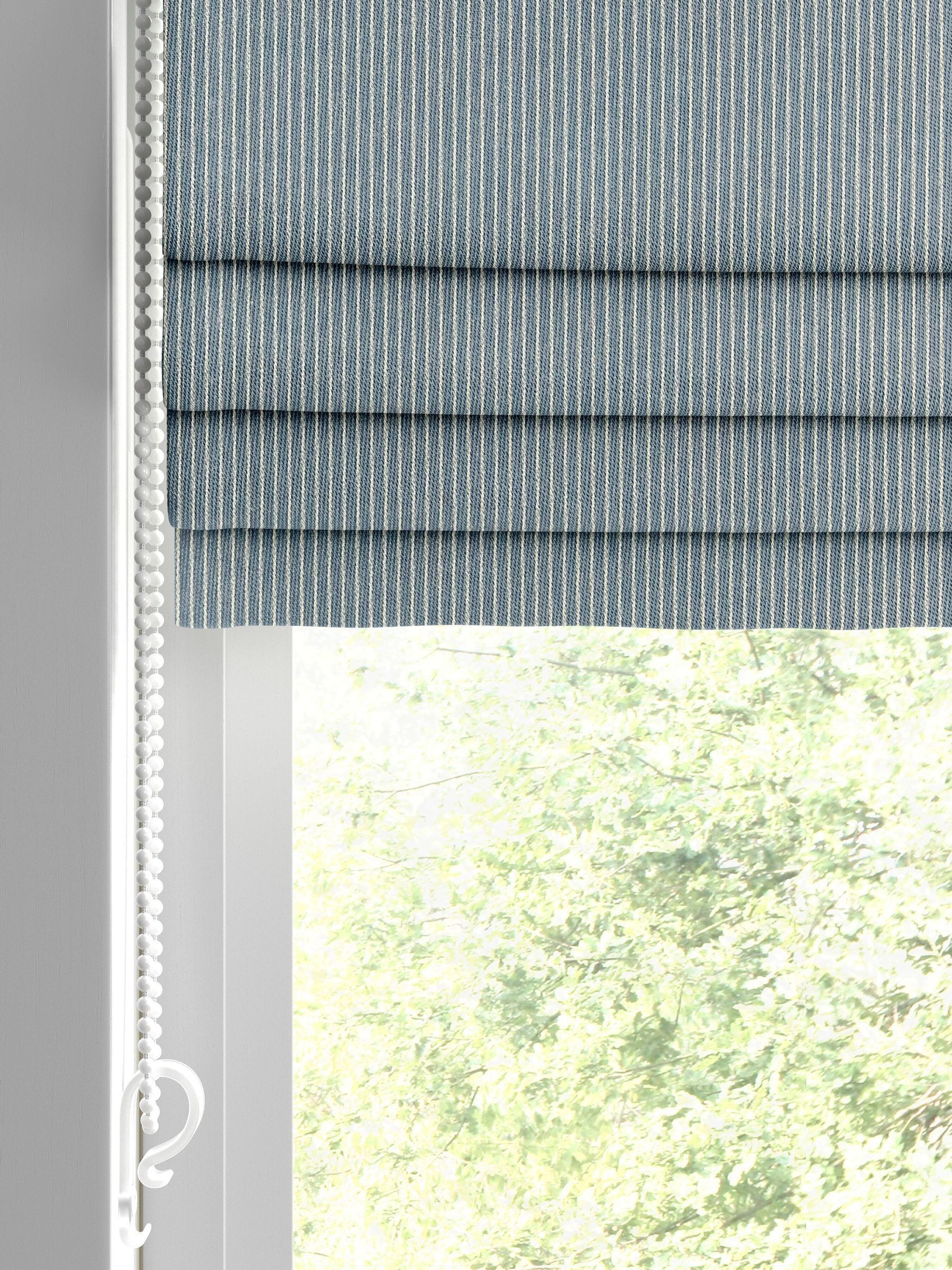 Next Blue Coil Roman blind made to measure, UK version