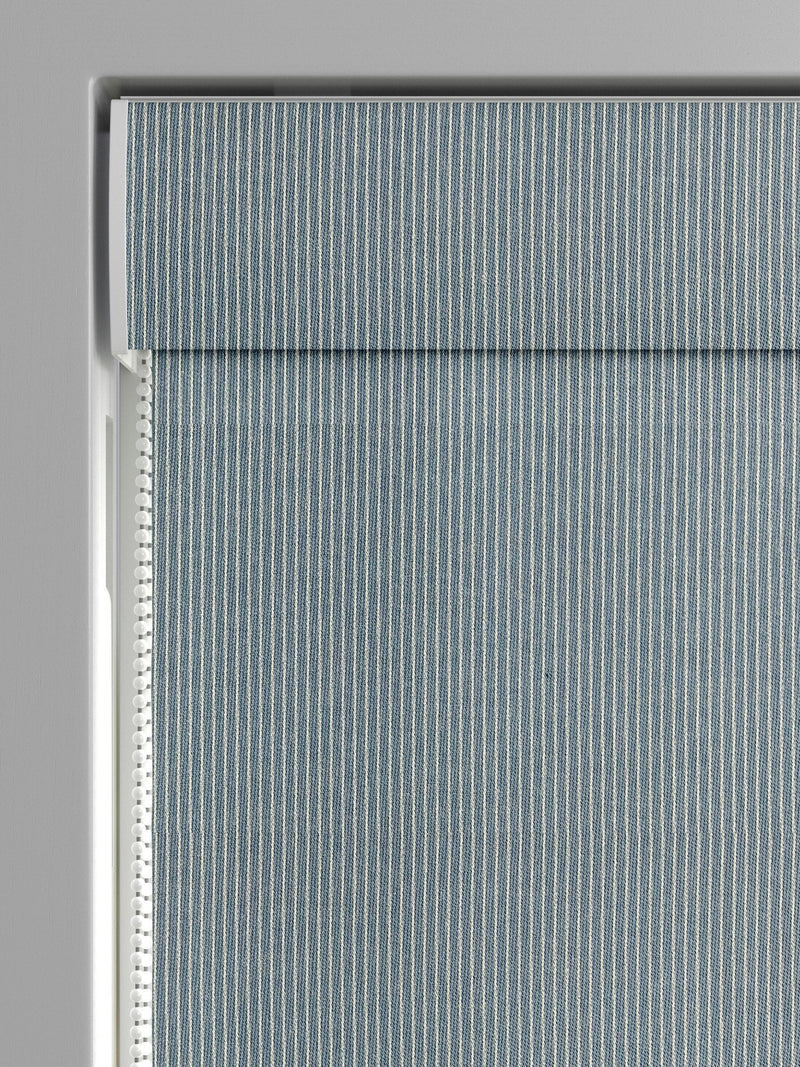 Next Blue Coil Roman blind made to measure, UK version