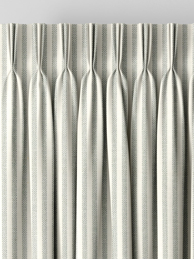 Next Blue Stitch Stripe curtains - British product