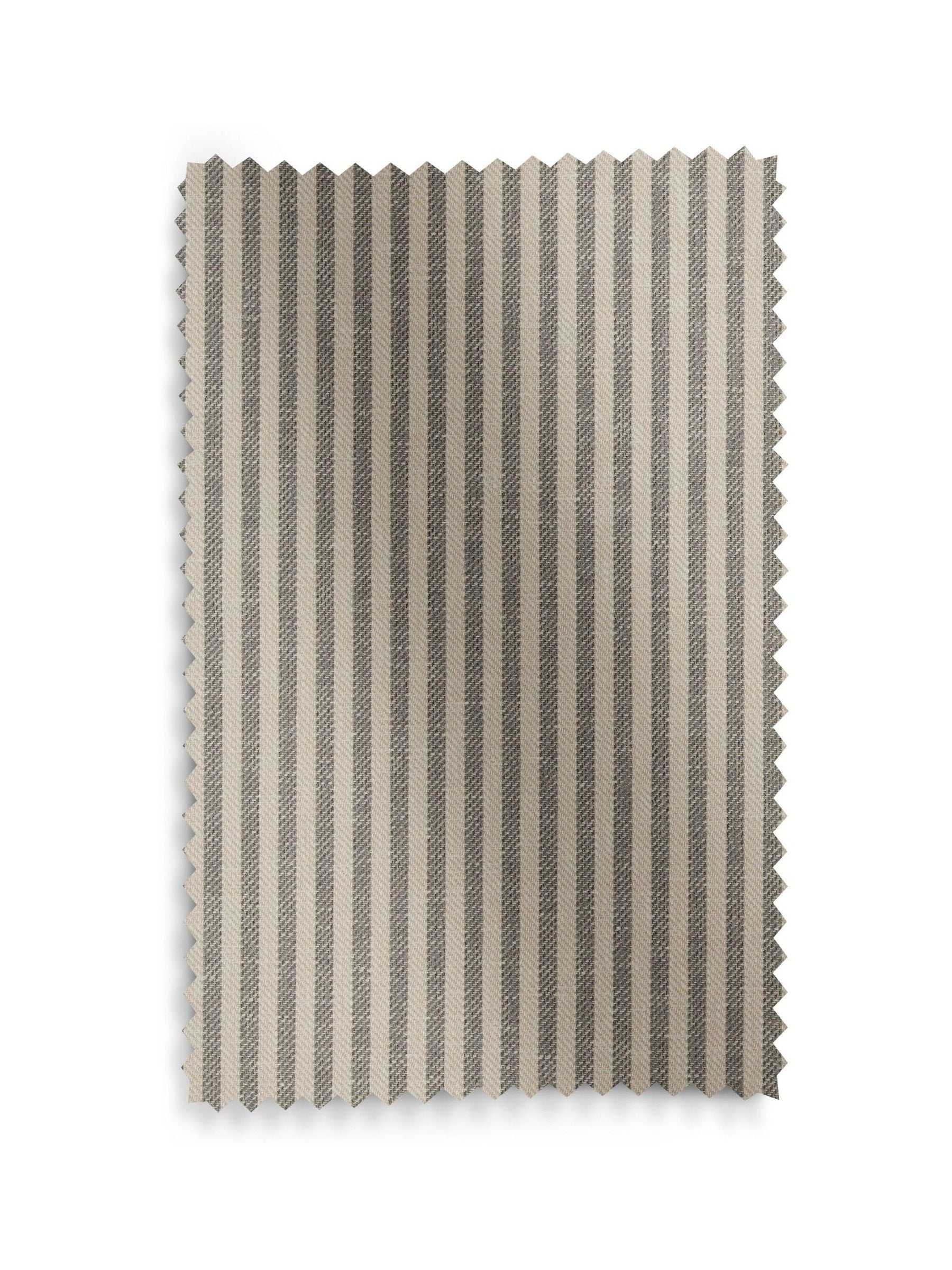 Grey Stitch Stripe Roman blind made to measure, imported from the UK