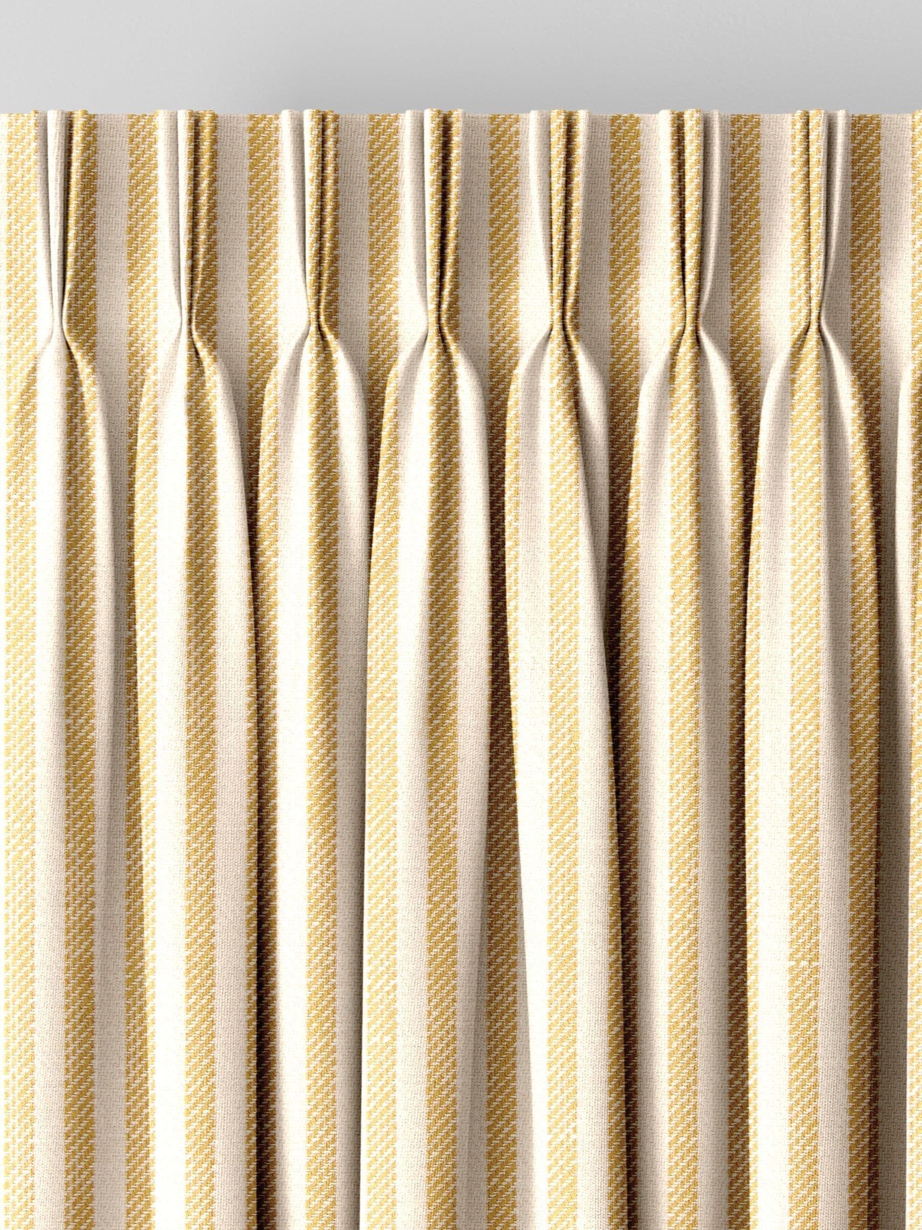 Next yellow stitch stripe curtains - British product