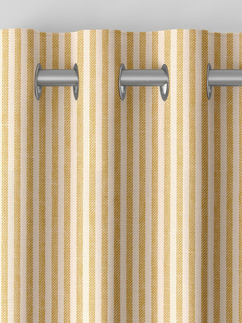 Next yellow stitch stripe curtains - British product