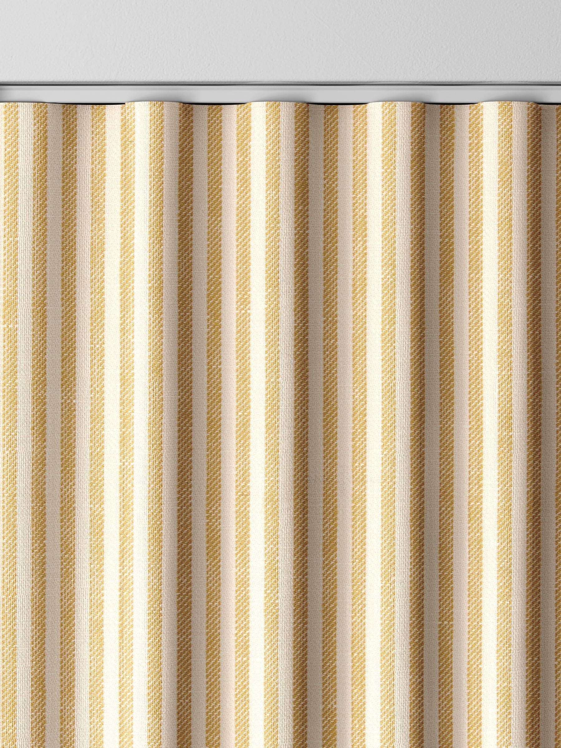 Next yellow stitch stripe curtains - British product