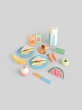 JoJo Maman Bébé yellow picnic basket toy set (British brand)