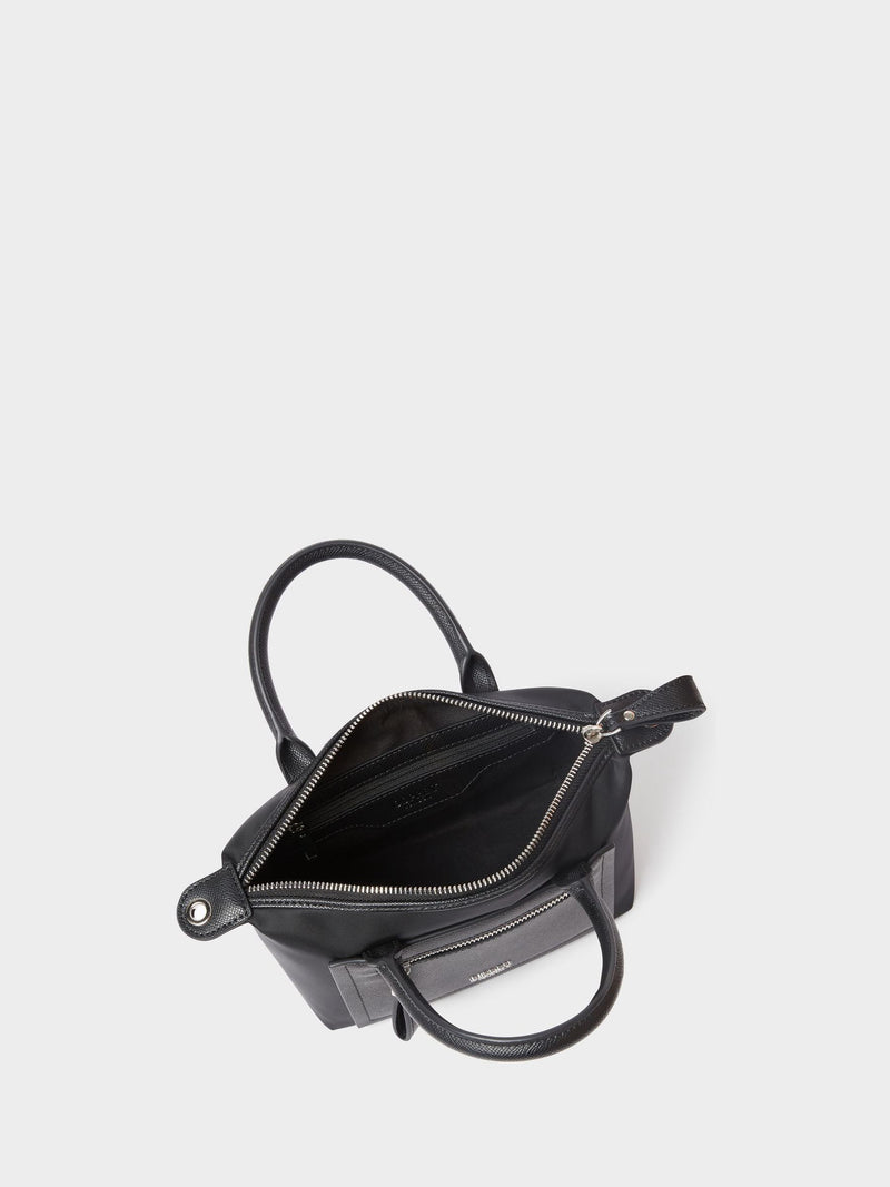 Osprey London black Mini Linear tote bag, imported from the UK