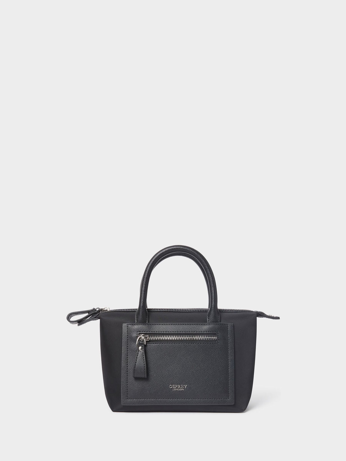 Osprey London black Mini Linear tote bag, imported from the UK
