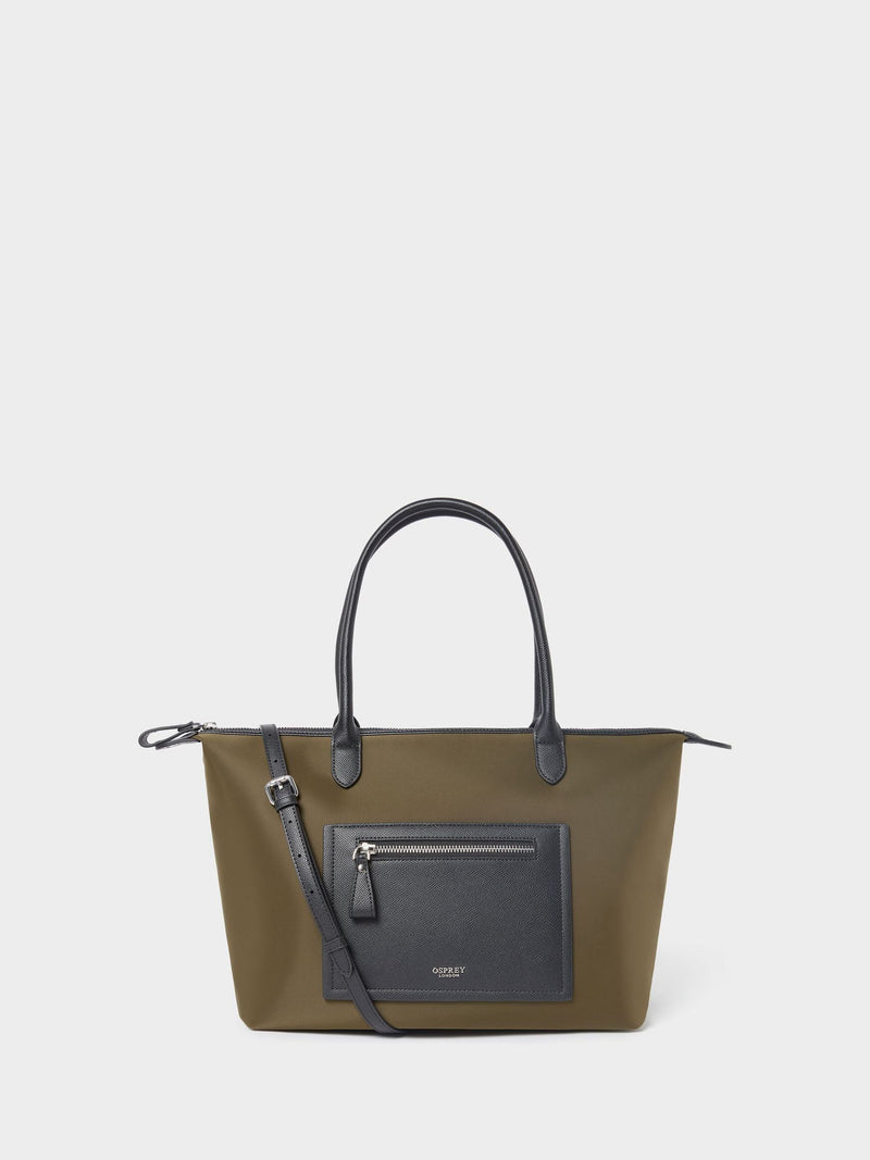 Osprey London Green Linear Tote Bag, UK version