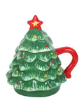 Something Different green nostalgic Christmas tree mug 500ml, UK version
