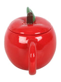 Something Different red apple shaped lidded ceramic mug 550ml, imported from the UK