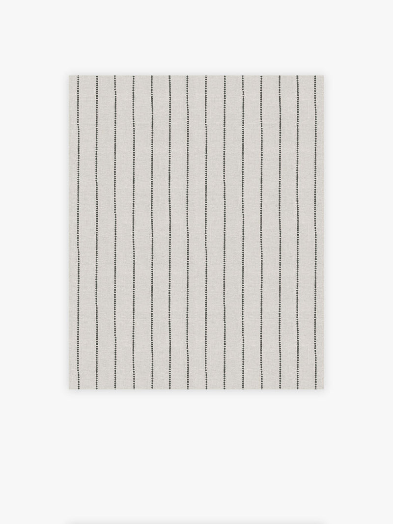 Assembled Pin Stripe Natural wallpaper sample A4 (British brand)