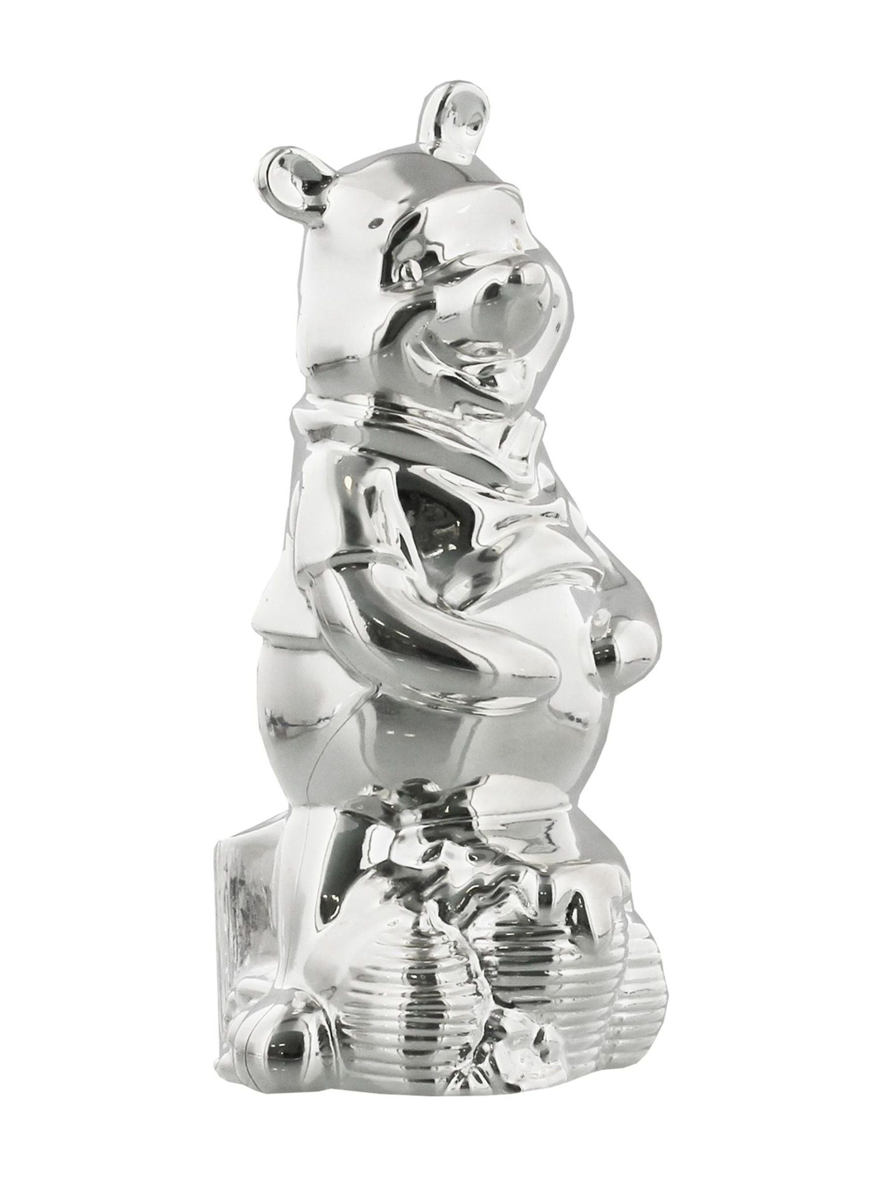 Widdop silverplated Winnie the Pooh money box 14.5cm (British brand)