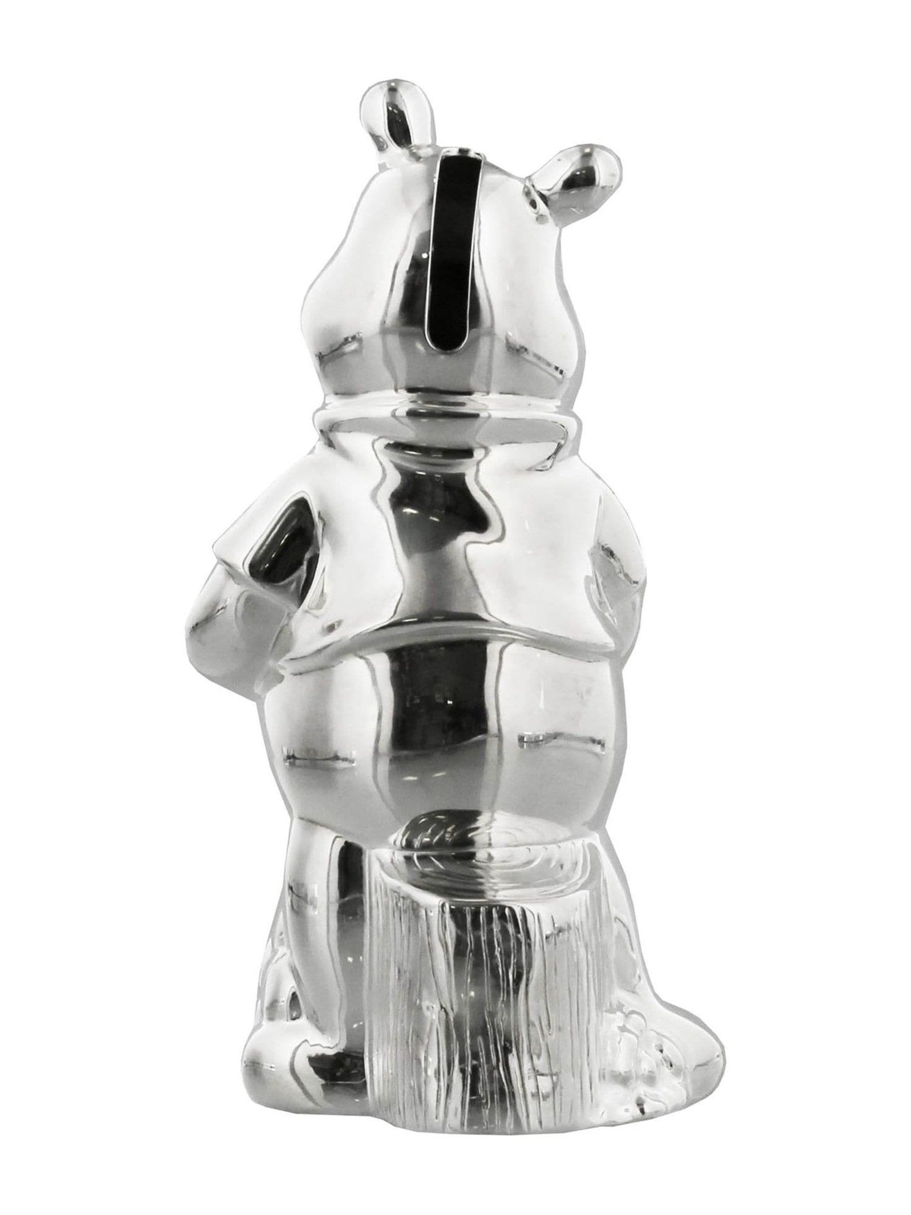 Widdop silverplated Winnie the Pooh money box 14.5cm (British brand)