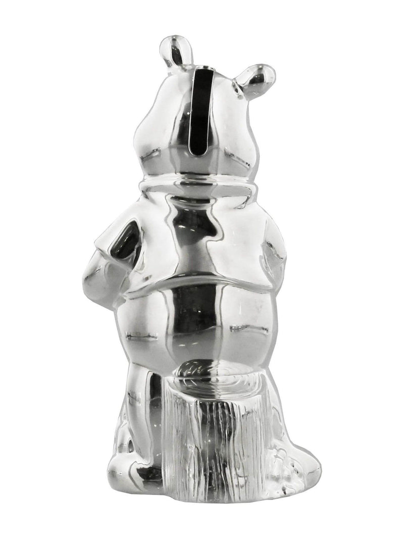 Widdop silverplated Winnie the Pooh money box 14.5cm (British brand)