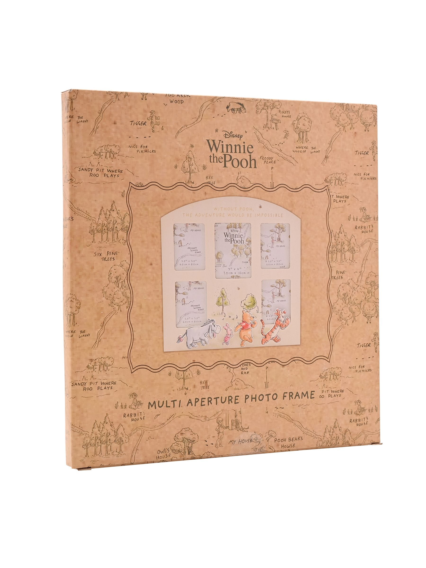 Widdop white Disney Winnie the Pooh multi-aperture photo frame - British product