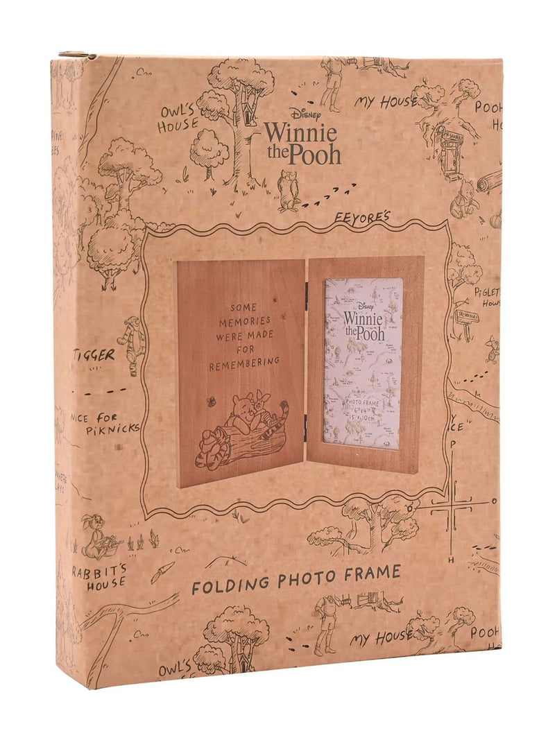 Widdop Brown Disney Pooh folding photo frame 25.5cm, imported from the UK
