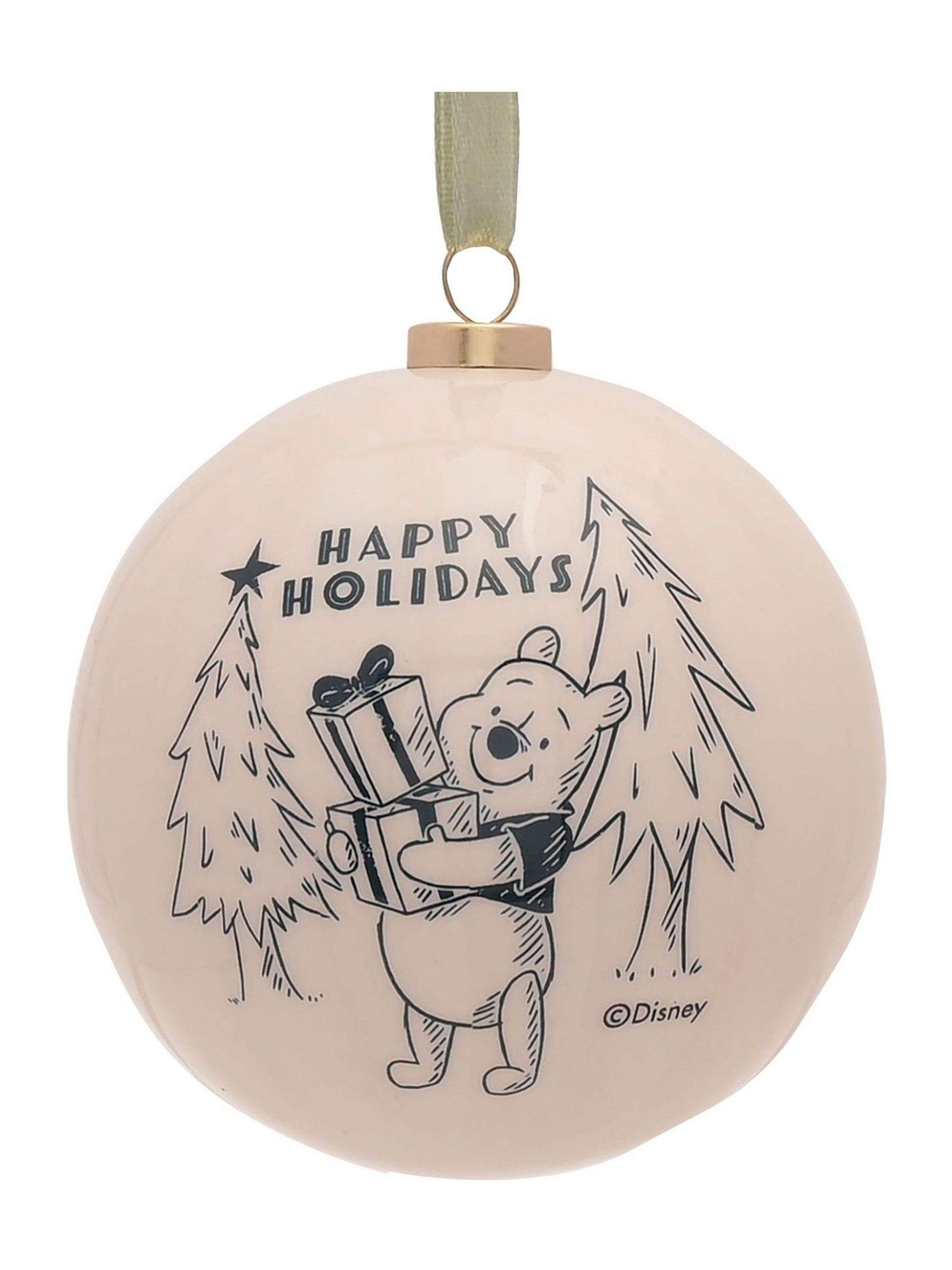 Widdop Disney Winnie the Pooh baubles set of 12, UK version